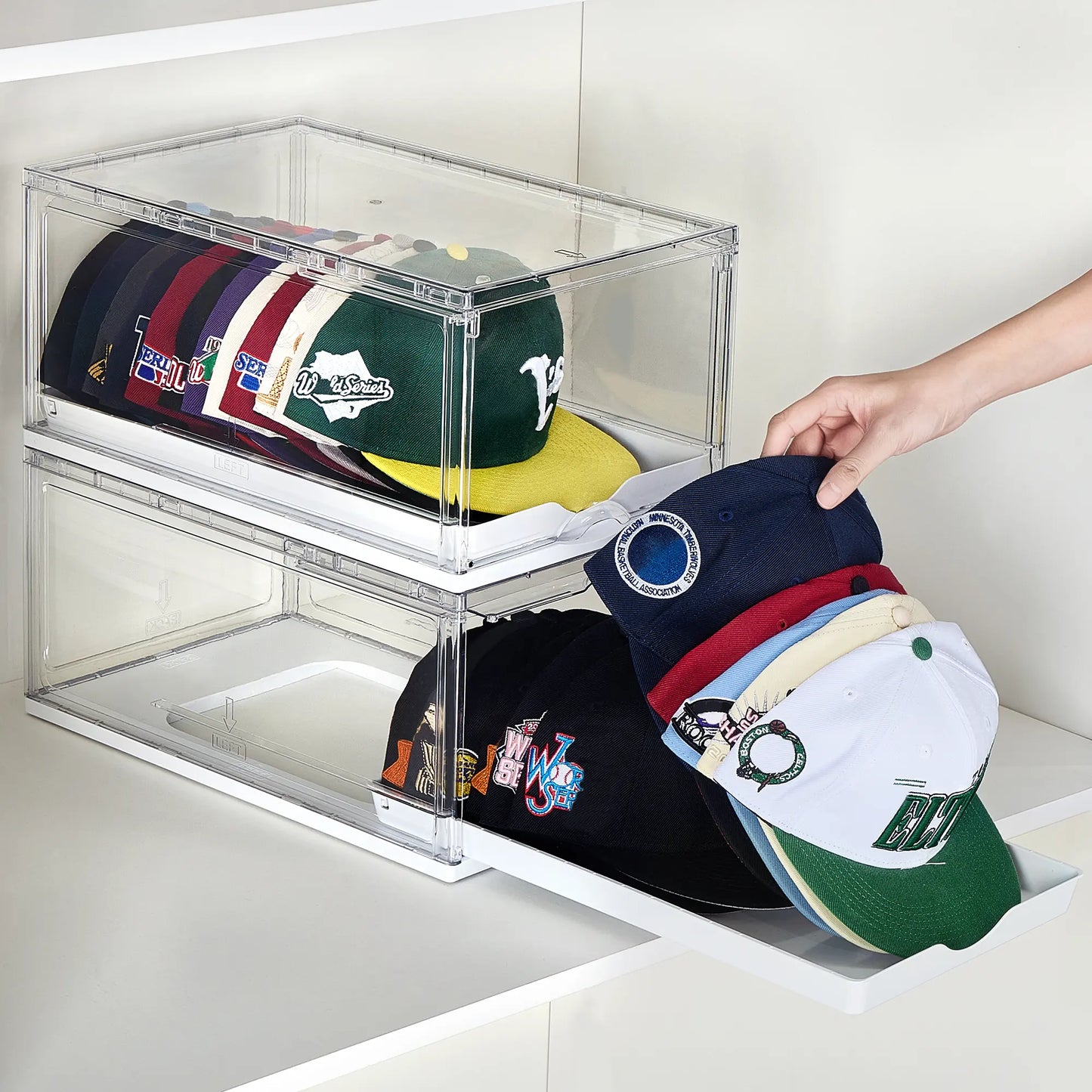 2-4 Pack Hat Organizer