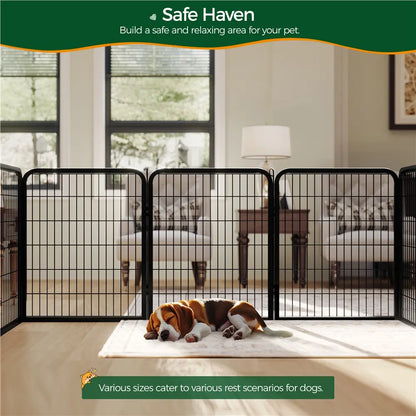 [Heavy Duty]  Dog Playpen6/8/12/16 Panels Metal Pet Playpen, OutdoorIndoor Dog Exercise Barrier Fence